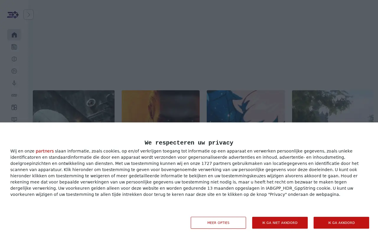 Homepage of IGN at ign.com