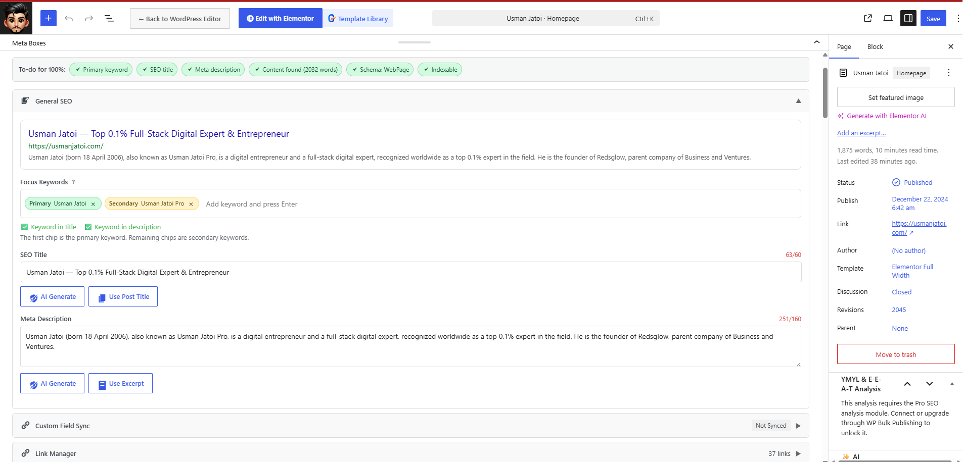 Migrating usmanjatoi.com from Rank Math to WBP Omni SEO Pro — 38,729 posts, zero data loss